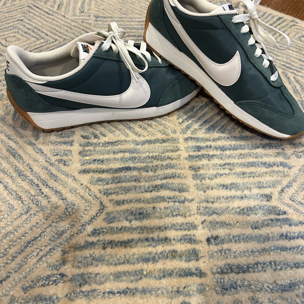 Nike Teal and White Sneakers